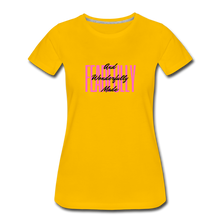 Load image into Gallery viewer, Wonderfully Made Women’s Premium T-Shirt - sun yellow
