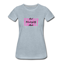 Load image into Gallery viewer, Wonderfully Made Women’s Premium T-Shirt - heather ice blue
