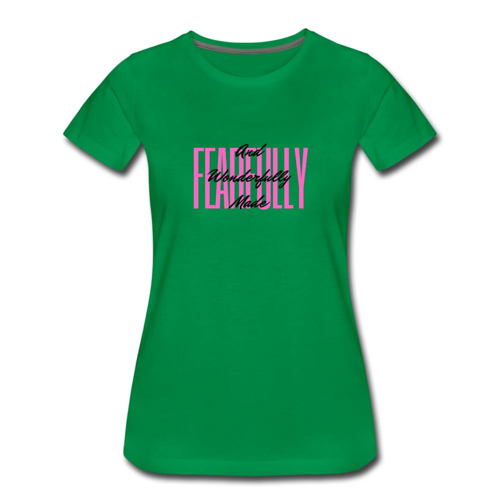Wonderfully Made Women’s Premium T-Shirt - kelly green