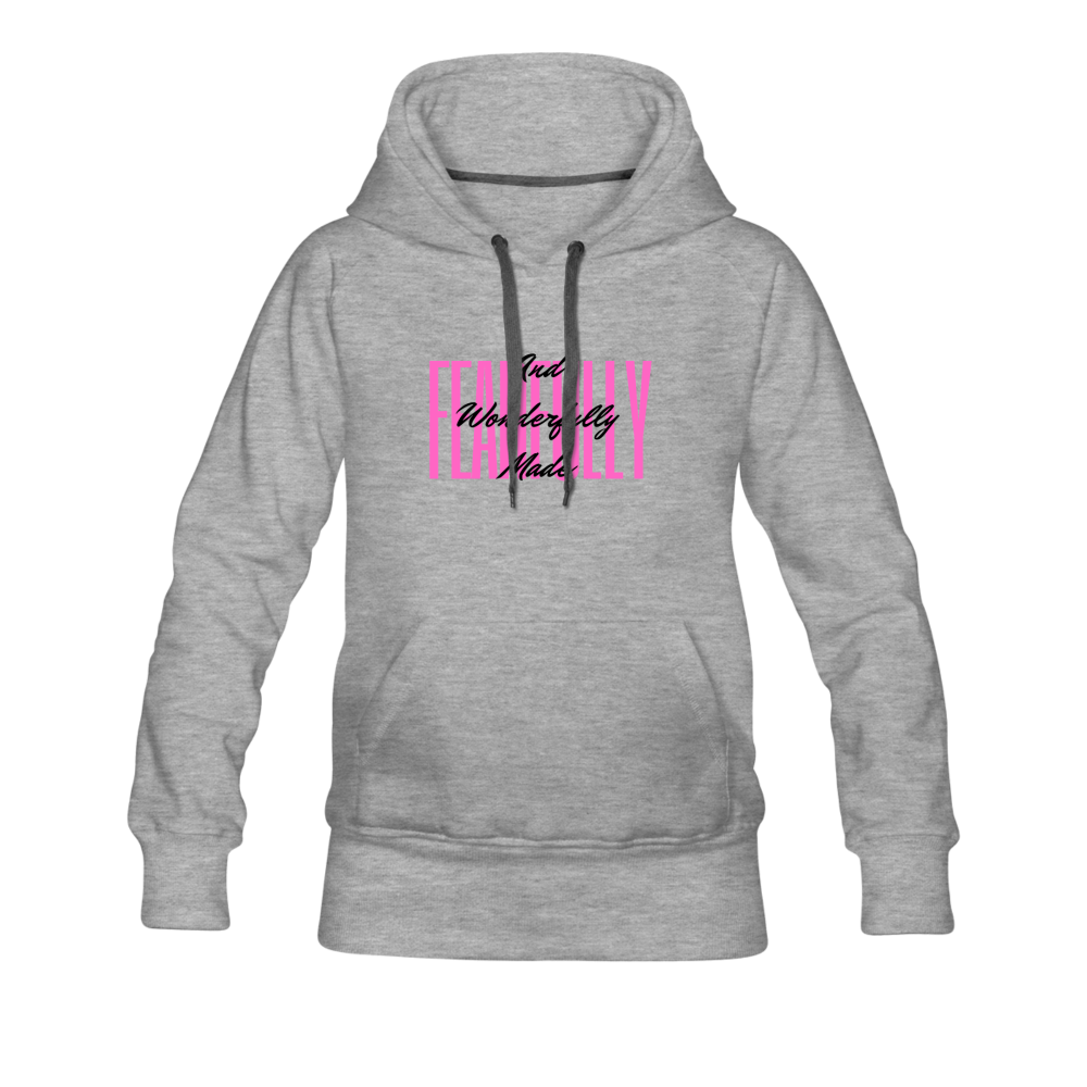 Wonderfully Made Women’s Premium Hoodie - heather gray