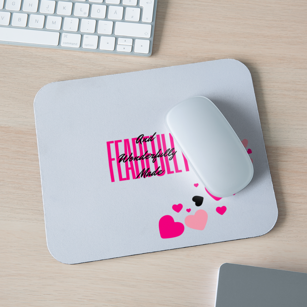 Wonderfully Made Mouse pad Horizontal - white