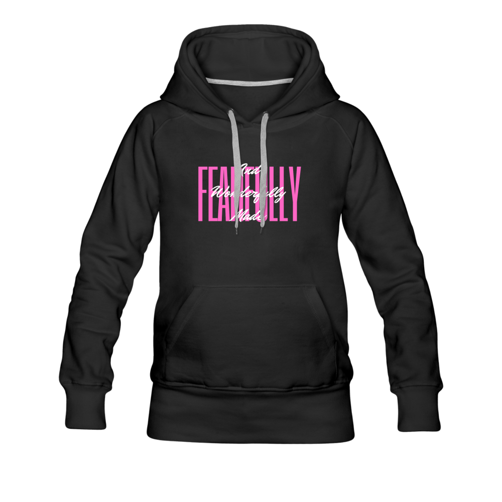 Wonderfully Made Women’s Premium Hoodie - black
