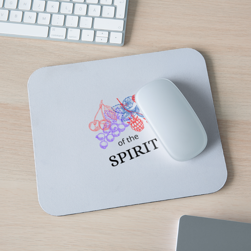 Fruit of the Spirit Mouse pad Horizontal - white