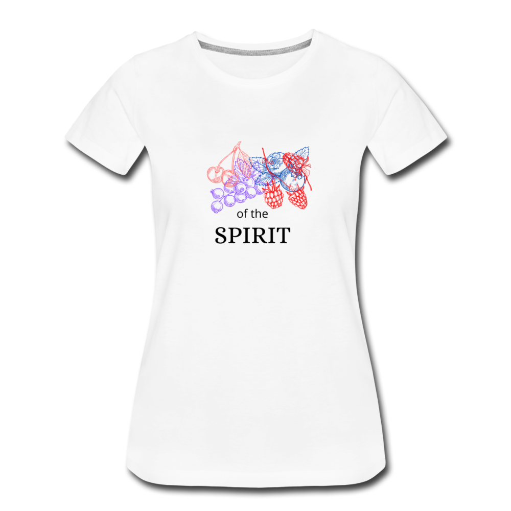 Fruit of the Spirit Women’s Premium T-Shirt - white