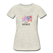 Load image into Gallery viewer, Fruit of the Spirit Women’s Premium T-Shirt - heather oatmeal
