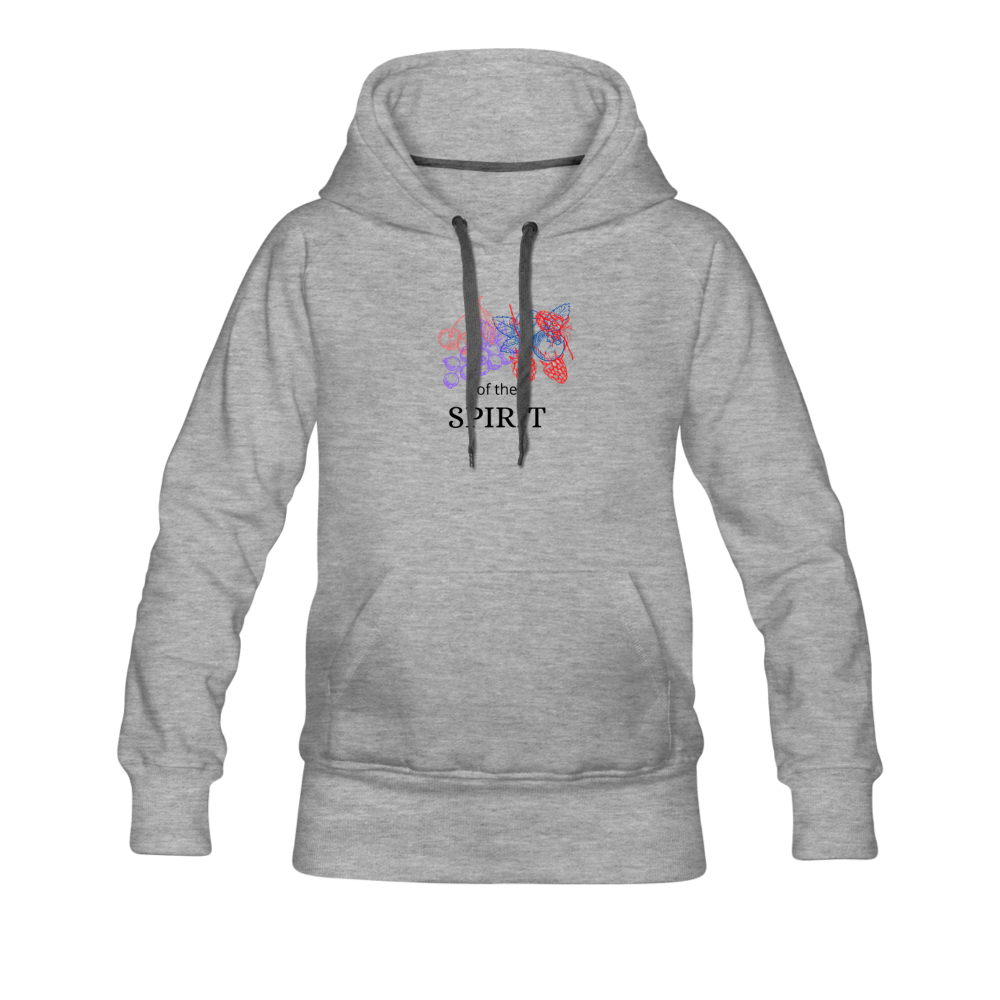 Fruit of the Spirit Women’s Premium Hoodie - heather gray