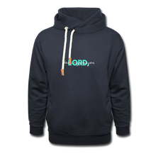 Load image into Gallery viewer, Hear My Prayer Shawl Collar Hoodie - navy
