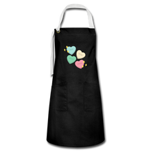 Load image into Gallery viewer, Heart of God Artisan Apron - black/white
