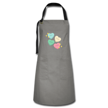 Load image into Gallery viewer, Heart of God Artisan Apron - gray/black
