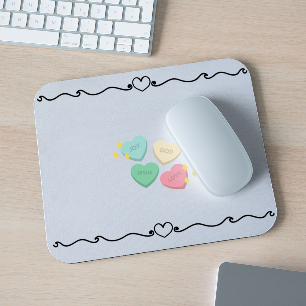 Heart of God Mouse pad Horizontal - white