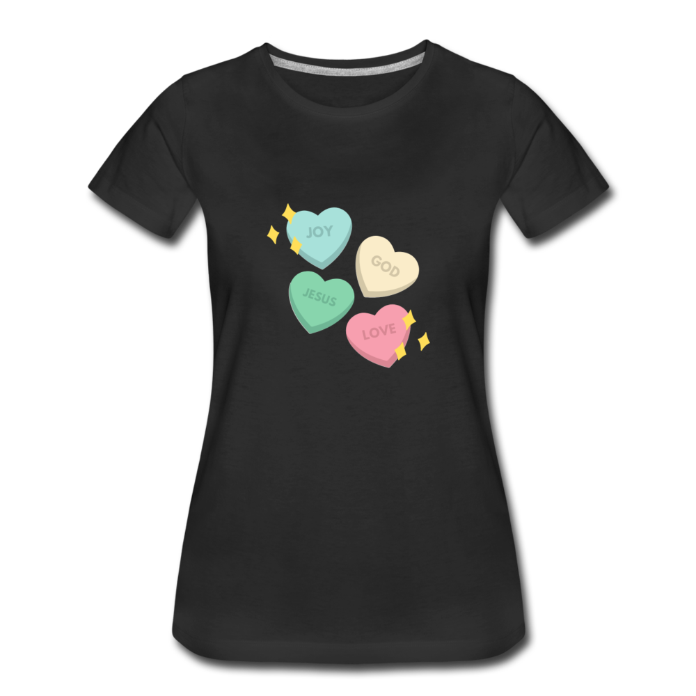 Heart of God Women’s Premium T-Shirt - black