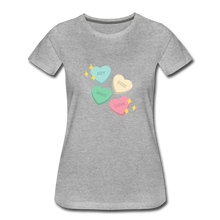 Load image into Gallery viewer, Heart of God Women’s Premium T-Shirt - heather gray
