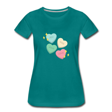 Load image into Gallery viewer, Heart of God Women’s Premium T-Shirt - teal
