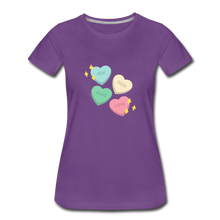 Load image into Gallery viewer, Heart of God Women’s Premium T-Shirt - purple
