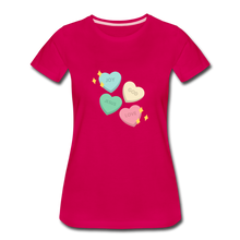 Load image into Gallery viewer, Heart of God Women’s Premium T-Shirt - dark pink
