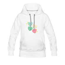 Load image into Gallery viewer, Heart of God Women’s Premium Hoodie - white
