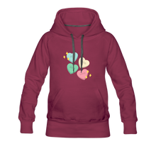 Load image into Gallery viewer, Heart of God Women’s Premium Hoodie - burgundy
