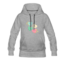 Load image into Gallery viewer, Heart of God Women’s Premium Hoodie - heather gray
