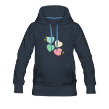 Load image into Gallery viewer, Heart of God Women’s Premium Hoodie - navy
