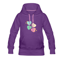 Load image into Gallery viewer, Heart of God Women’s Premium Hoodie - purple
