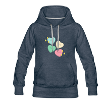 Load image into Gallery viewer, Heart of God Women’s Premium Hoodie - heather denim
