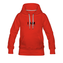 Load image into Gallery viewer, I Am With The Lord Women’s Premium Hoodie - red
