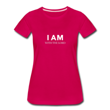 Load image into Gallery viewer, I Am With The Lord Women’s Premium T-Shirt - dark pink
