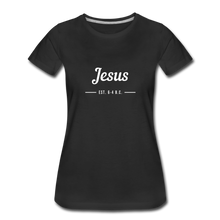 Load image into Gallery viewer, Jesus Women’s Premium T-Shirt - black
