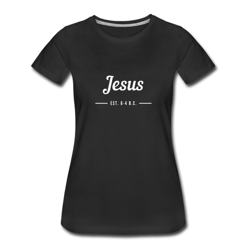 Jesus Women’s Premium T-Shirt - black