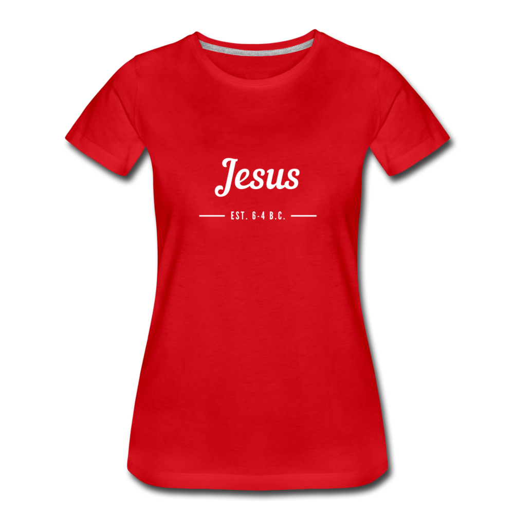 Jesus Women’s Premium T-Shirt - red
