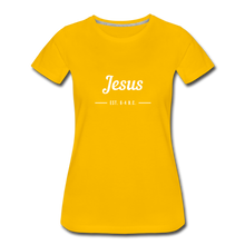 Load image into Gallery viewer, Jesus Women’s Premium T-Shirt - sun yellow
