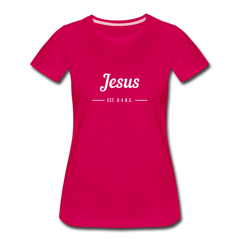 Jesus Women’s Premium T-Shirt - dark pink