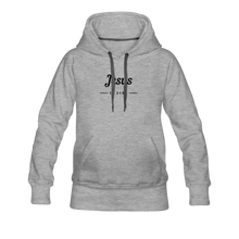 Load image into Gallery viewer, Jesus Women’s Premium Hoodie - heather gray
