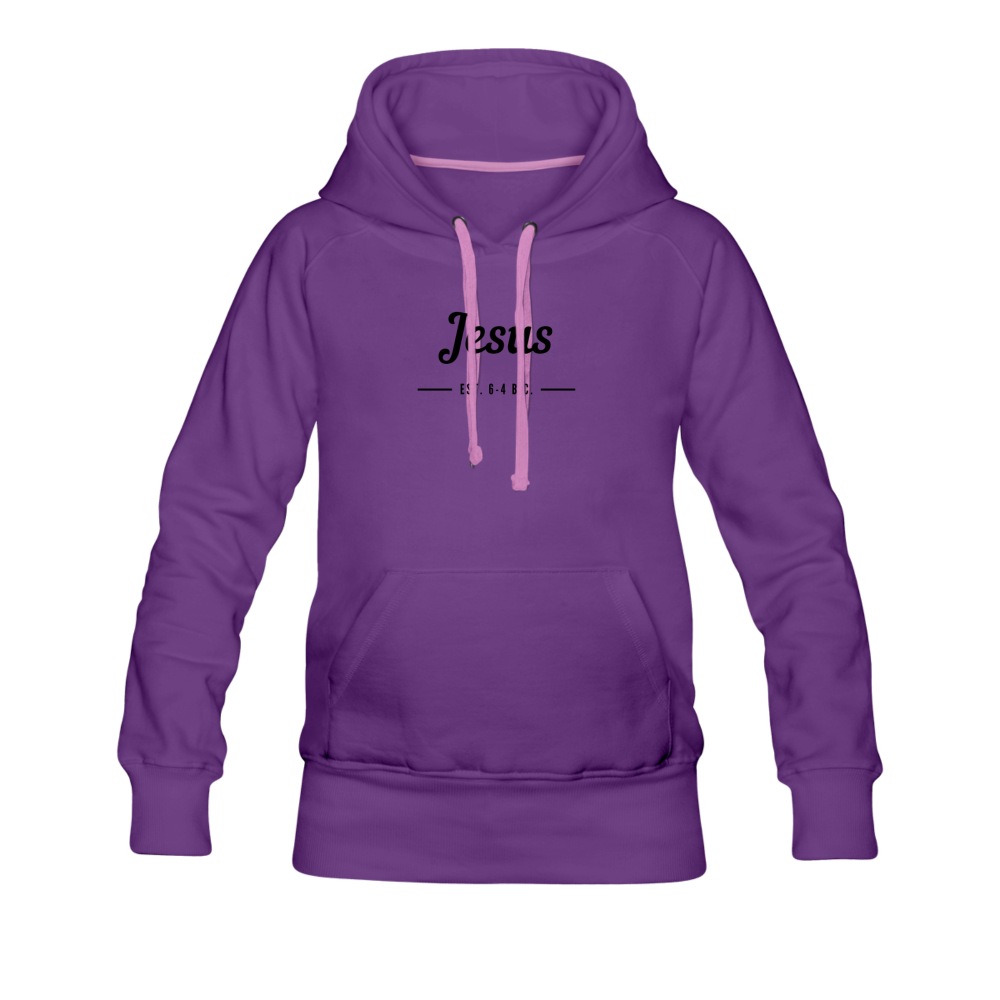 Jesus Women’s Premium Hoodie - purple
