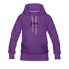 Load image into Gallery viewer, Jesus Women’s Premium Hoodie - purple
