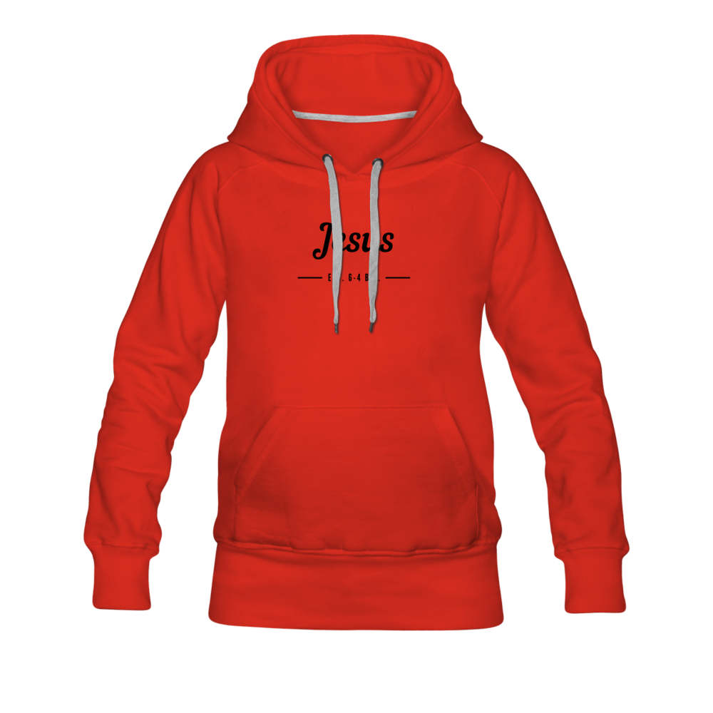 Jesus Women’s Premium Hoodie - red