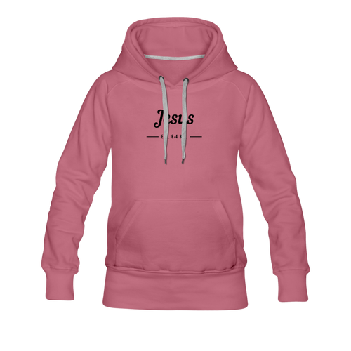 Jesus Women’s Premium Hoodie - mauve