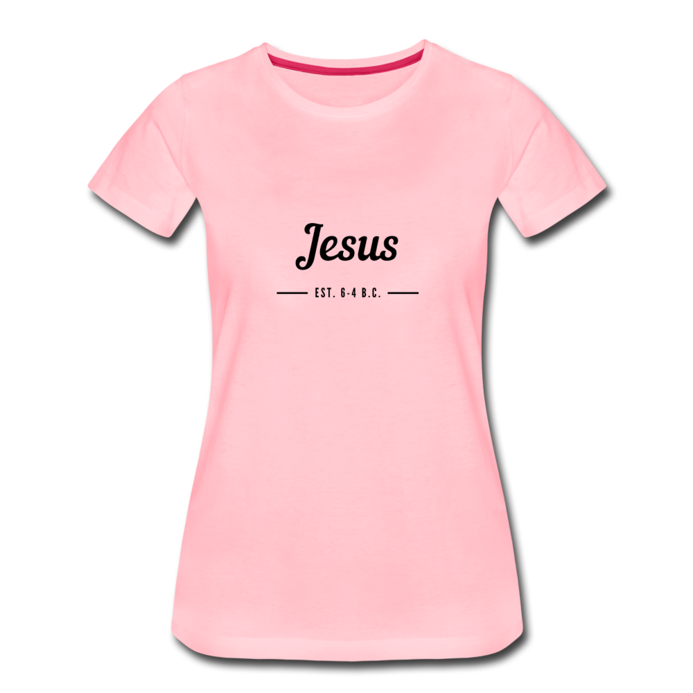 Jesus Women’s Premium T-Shirt - pink