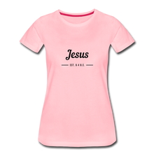 Load image into Gallery viewer, Jesus Women’s Premium T-Shirt - pink
