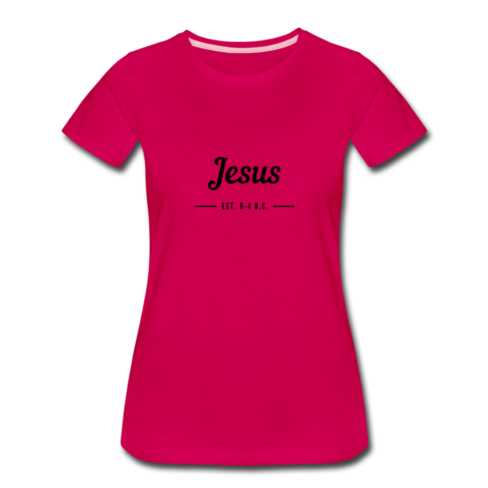 Jesus Women’s Premium T-Shirt - dark pink