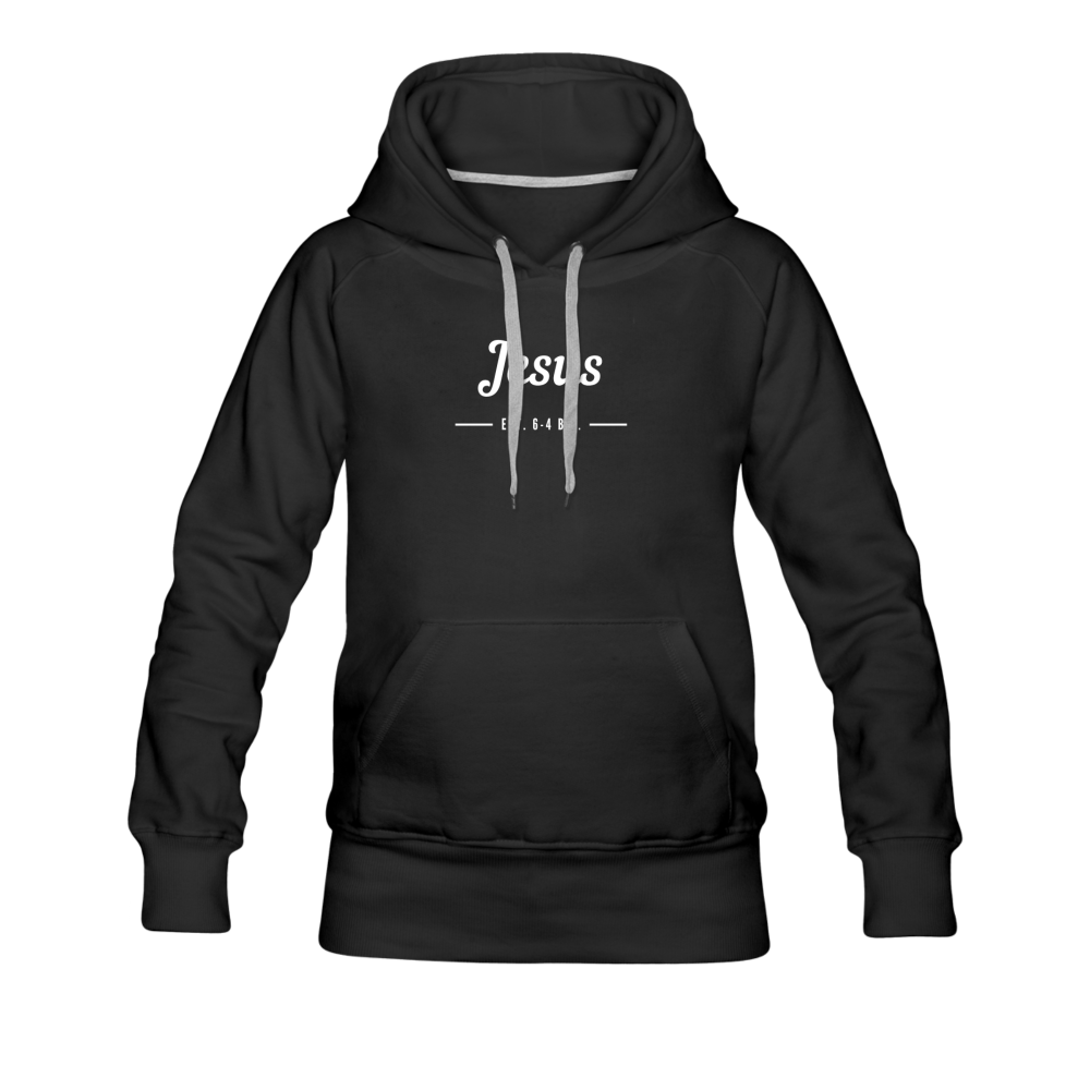 Jesus Women’s Premium Hoodie - black