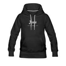 Load image into Gallery viewer, Jesus Women’s Premium Hoodie - black
