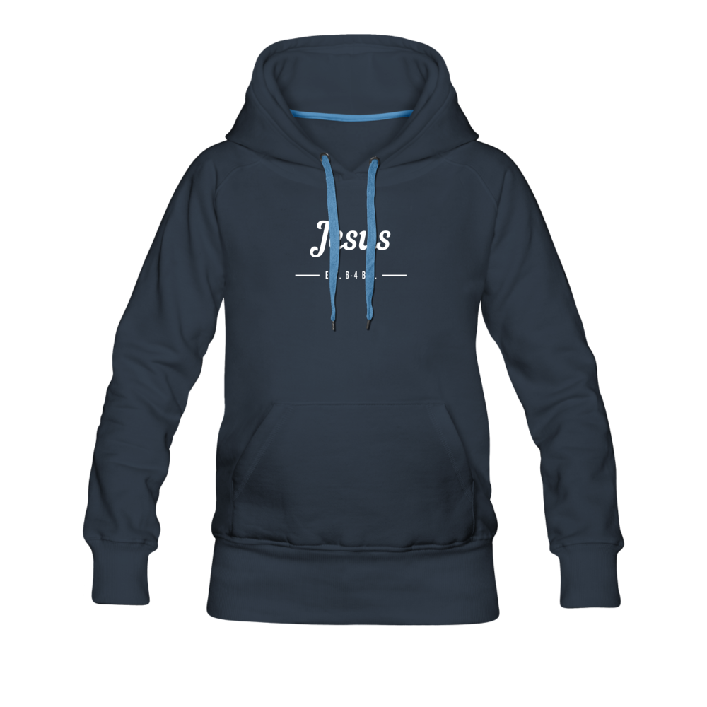 Jesus Women’s Premium Hoodie - navy