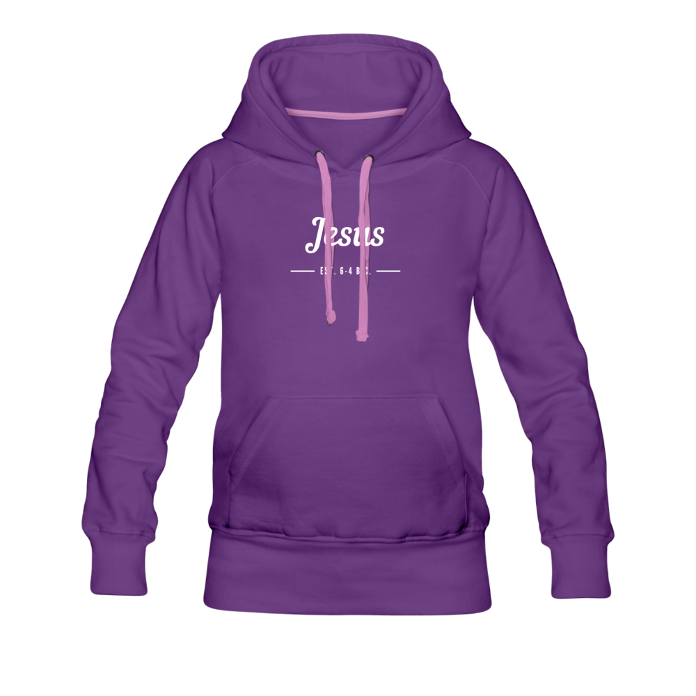 Jesus Women’s Premium Hoodie - purple