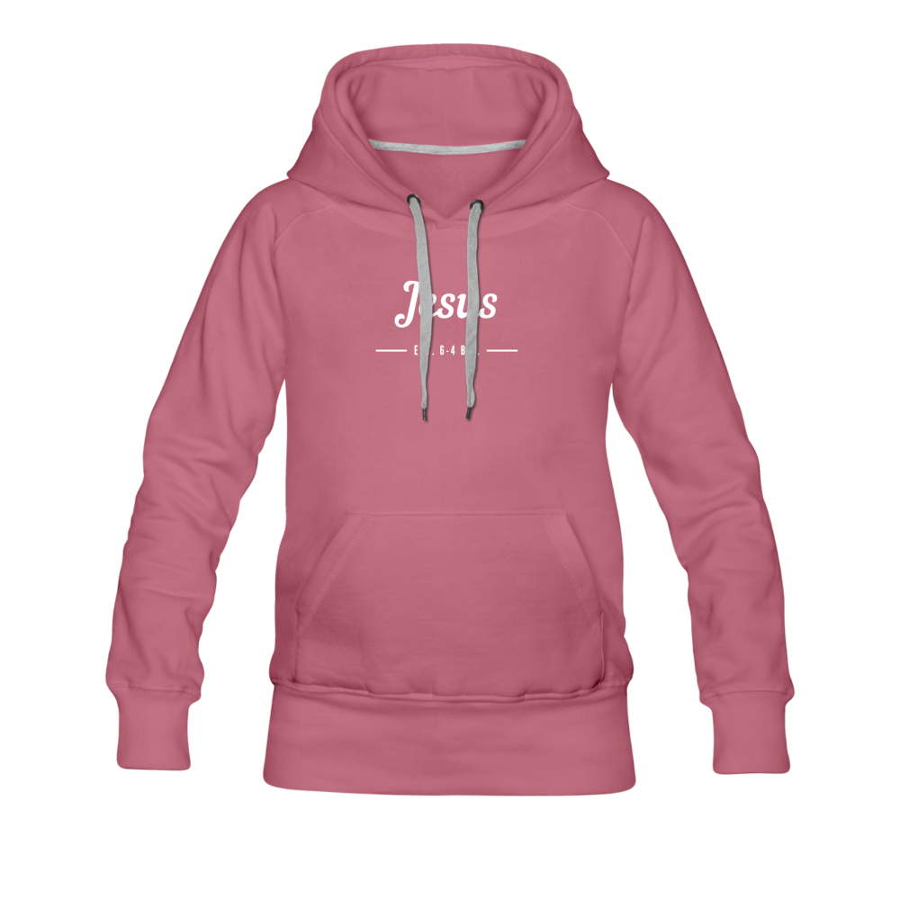 Jesus Women’s Premium Hoodie - mauve