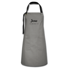 Load image into Gallery viewer, Jesus Est. Artisan Apron - gray/black
