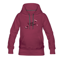 Load image into Gallery viewer, Love is Patient Women’s Premium Hoodie - burgundy
