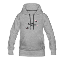 Load image into Gallery viewer, Love is Patient Women’s Premium Hoodie - heather gray
