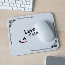 Load image into Gallery viewer, Love is Patient Mouse pad Horizontal - white
