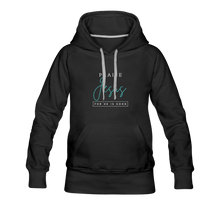 Load image into Gallery viewer, Praise Jesus (For He is Good) Women’s Premium Hoodie - black
